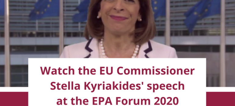 EU Commissioner Stella Kyriakides' speech at the EPA Forum 2020