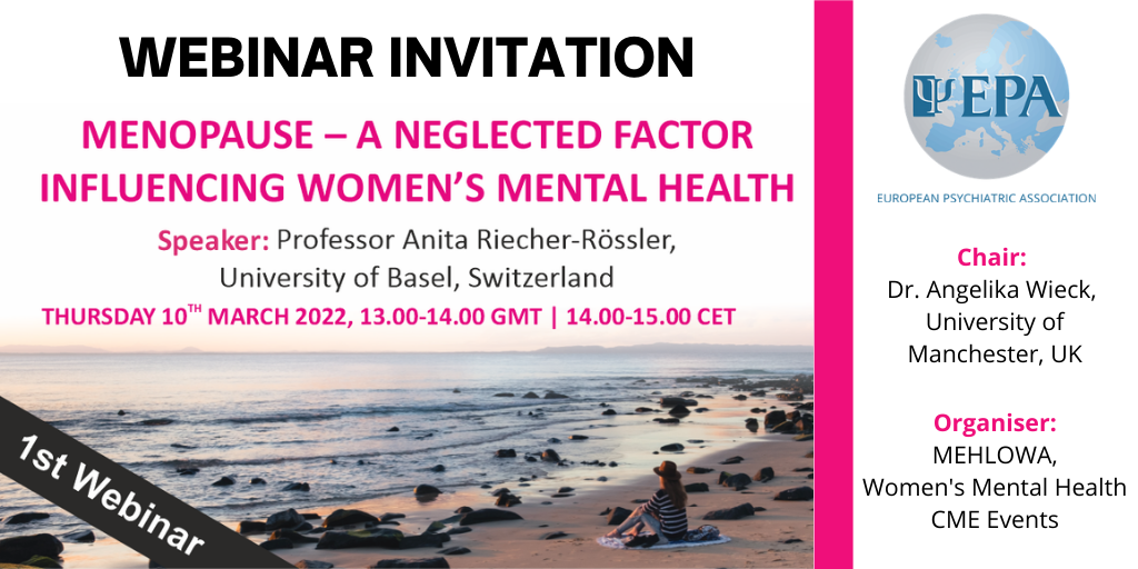 Webinar series on women’s mental health