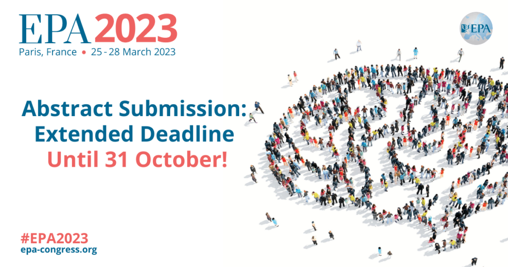 EPA 2023 Extended deadline for abstract submission European