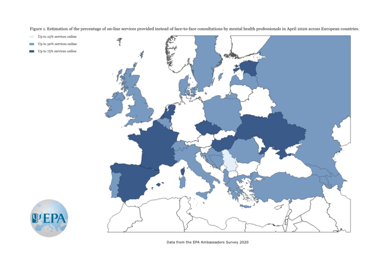 EPA Maps European Psychiatric - EPA Ambassadors Maps Of Manuscript Figure 1 FINAL 777x550 