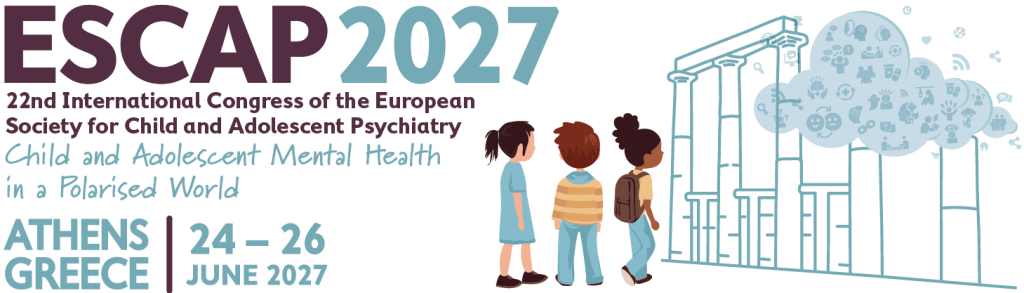 Banner with logo escap2025